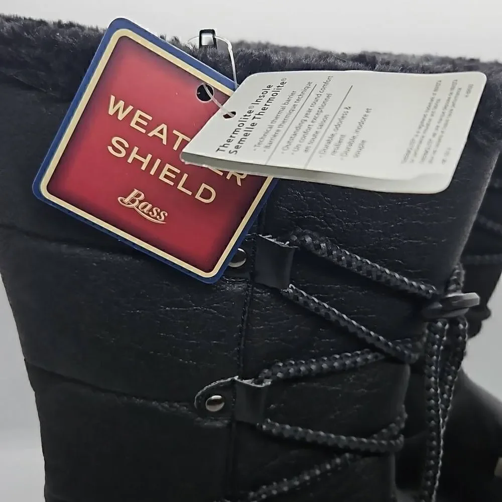 Bass Cleopatra Weatherproof Fur Lined Winter Boots Womens 6.5 NWT